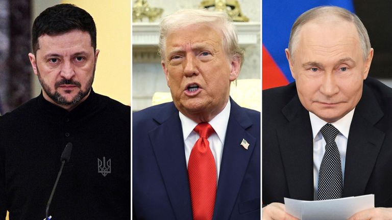 Ucrania propone reunirse con Putin y Trump para negociaciones de paz