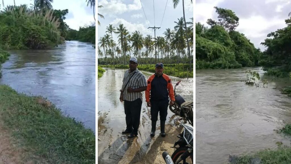 55 casas afectadas por crecida de río en Falcón