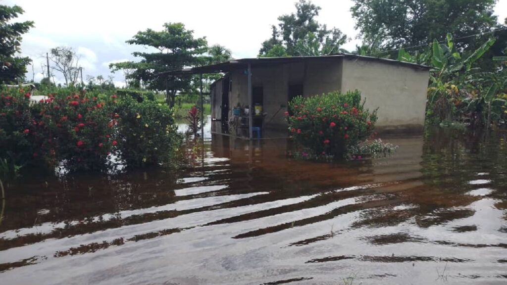 10 municipios afectados por las lluvias en Monagas