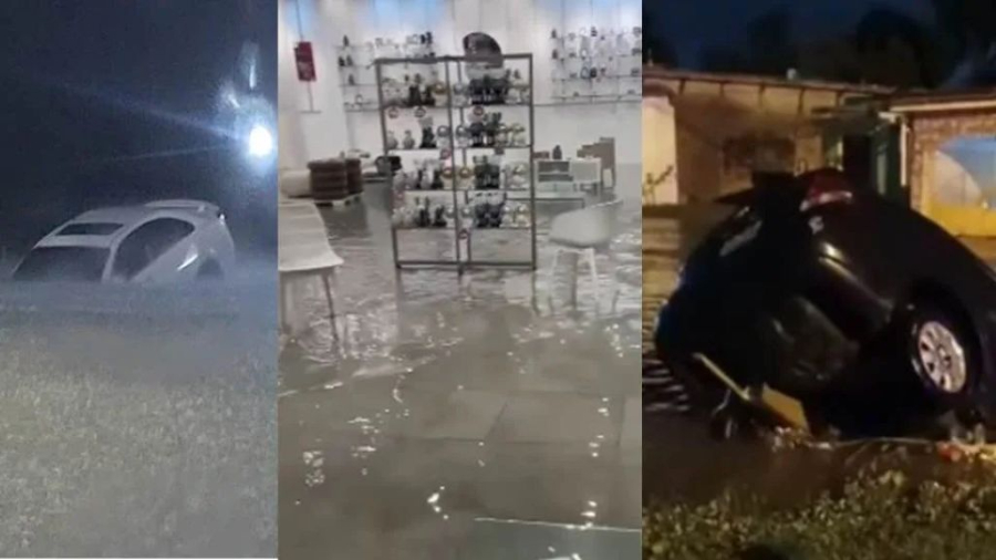 Vías y casas afectadas por lluvias en Carabobo