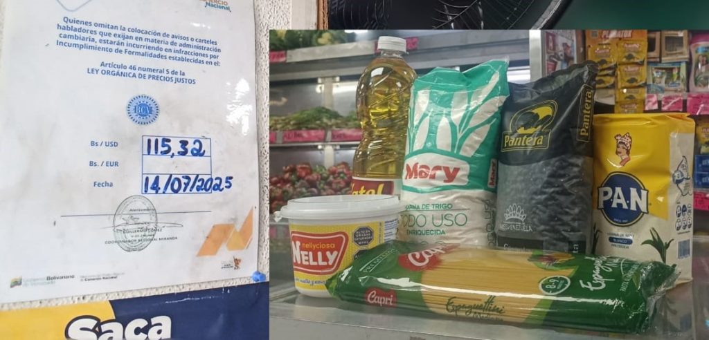 Aumento de tasa BCV dispara productos básicos