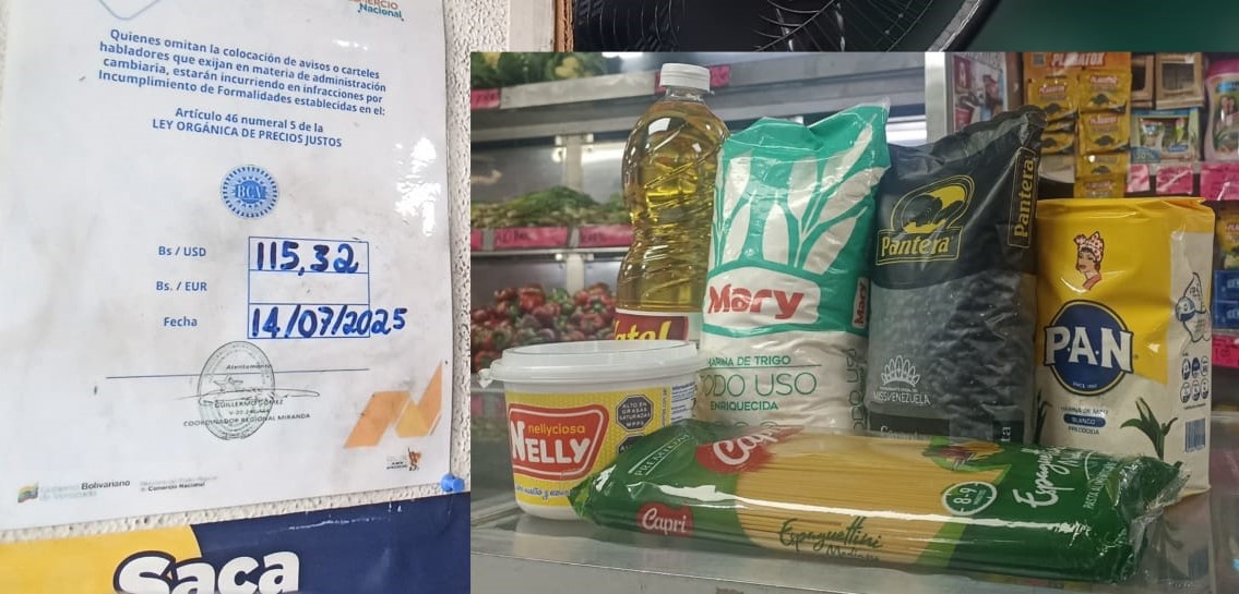 Aumento de tasa BCV dispara productos básicos