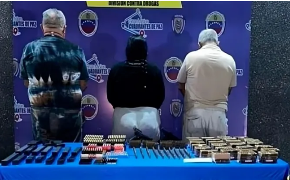 Capturados tres sujetos con 2.277 municiones