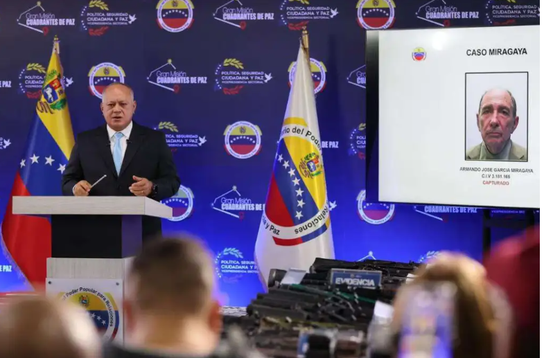 Cabello anuncia detención de científico venezolano
