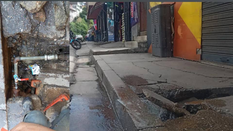Bote de agua sorprendió a vecinos de la Bertorelli