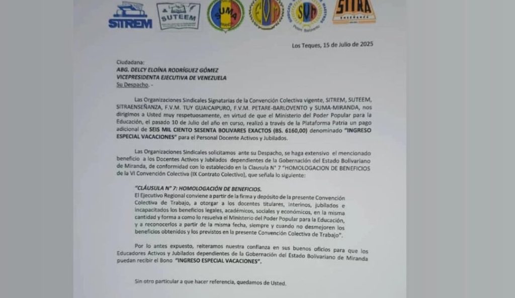 Docentes: Estamos rezando para que se apiaden de nosotros