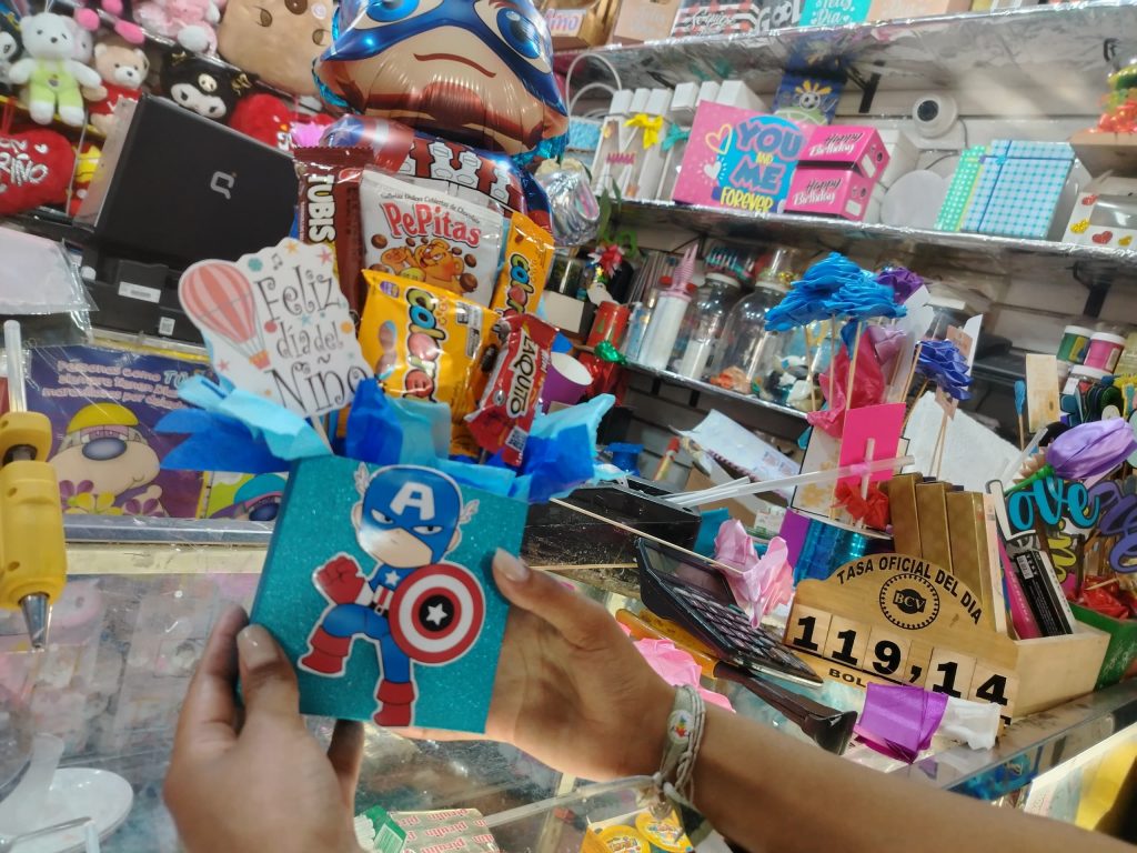 Comercios congestionados por compras por Día del Niño
