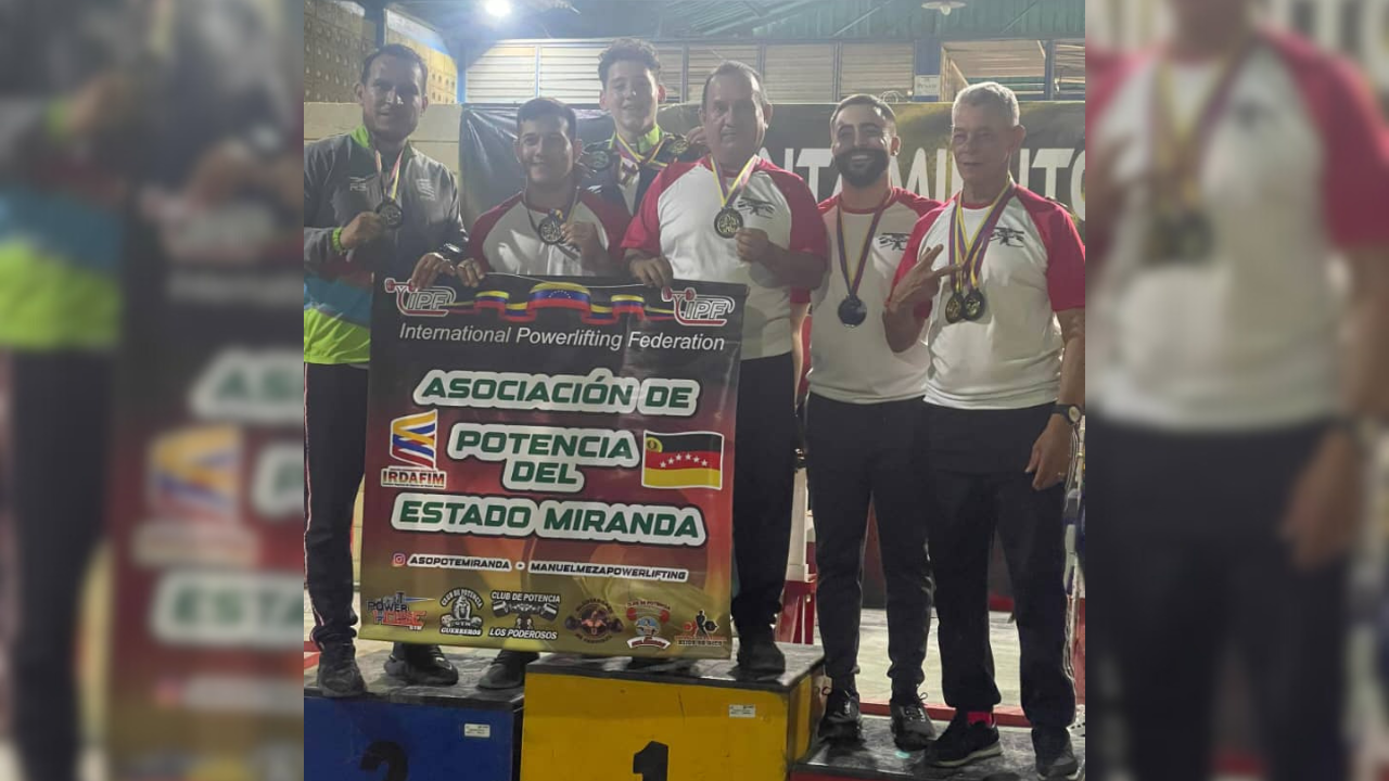Miranda brilló en el Campeonato Nacional de Potencia Equipado