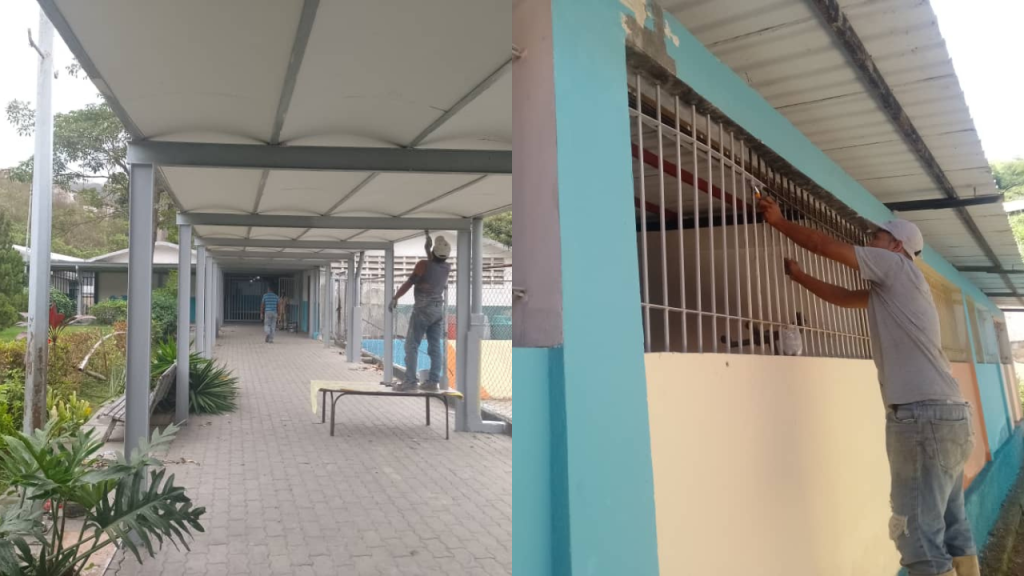 A punto de caramelo dos escuelas tequeñas