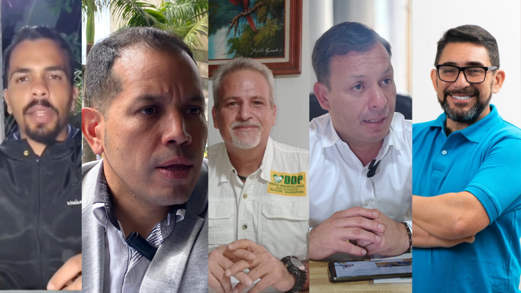 Los cinco que aspiran gobernar en Guaicaipuro