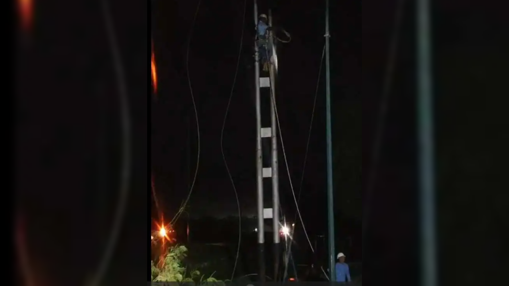 40 comunidades quedaron sin servicio eléctrico en Yaracuy