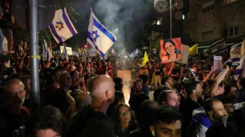 38 detenidos dejan protesta por pedir alto al fuego en Israel