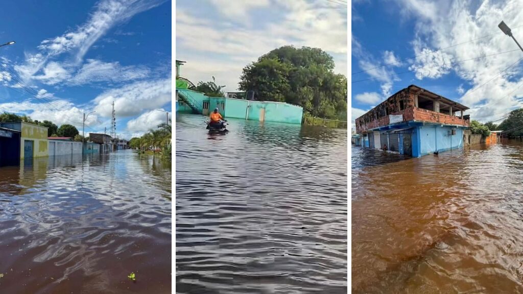 Atienden contingencia por crecidas de ríos en Apure