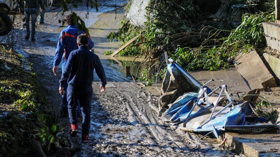 Un repentino temporal causa inundaciones en Italia