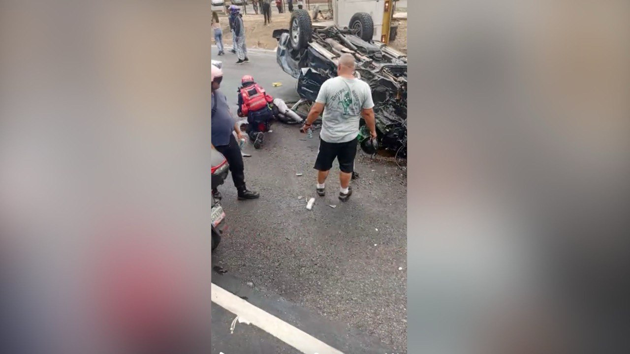 Accidente con varios heridos en la Valle – Coche