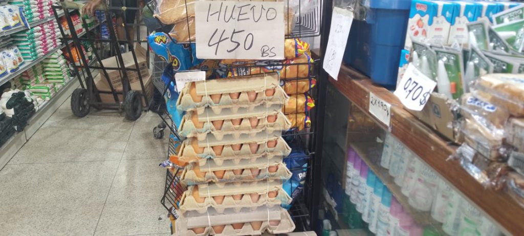 Precio de los huevos sigue en estampida