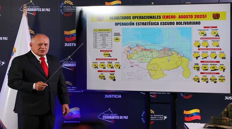 Cabello anuncia despliegue de 15 mil funcionarios en frontera con Colombia