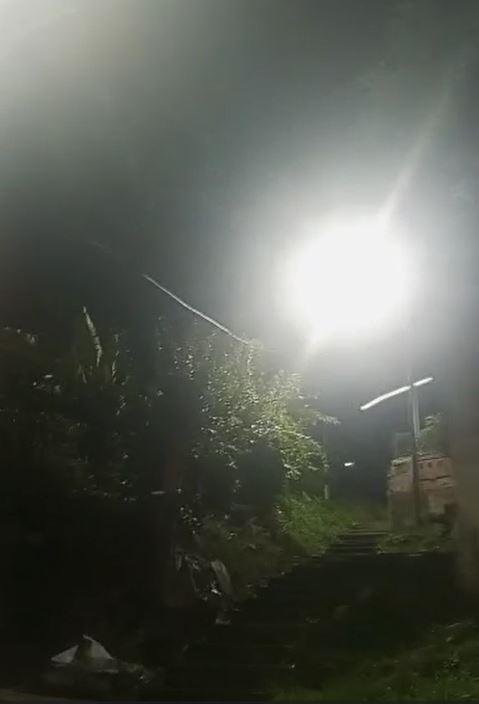 Reactivaron luminarias en parte alta de La Matica