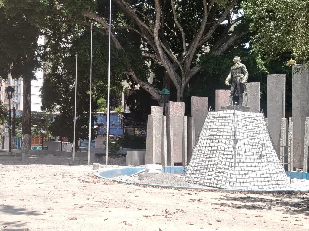 La plaza Miranda será reinaugurada en septiembre