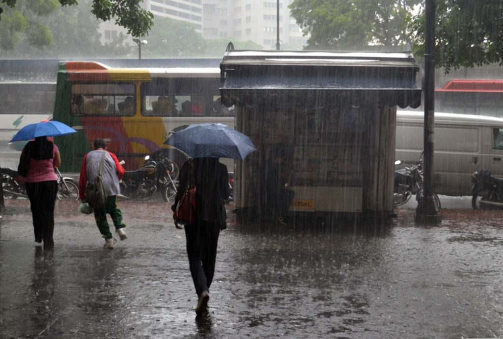 Inameh pronostica lluvias en 19 estados del país