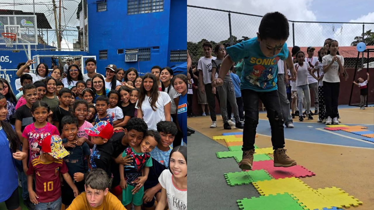 Venezuela Ríe lleva alegría a niños de los Altos