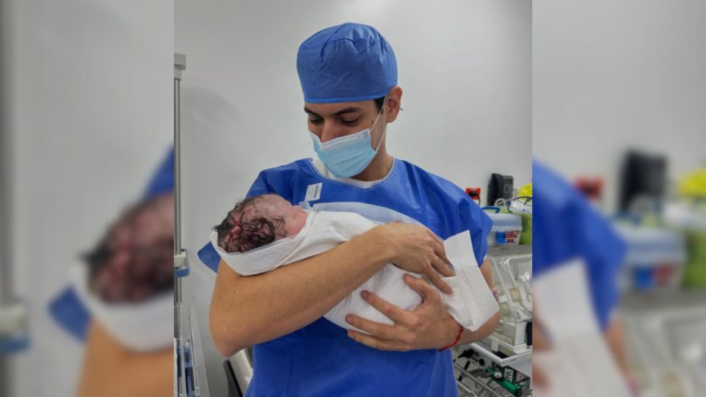 Se convirtió en padre primerizo