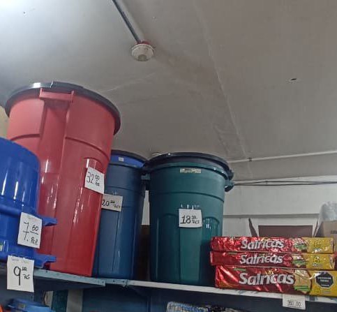 Pipotes de 65 litros se cotizan en $18,5