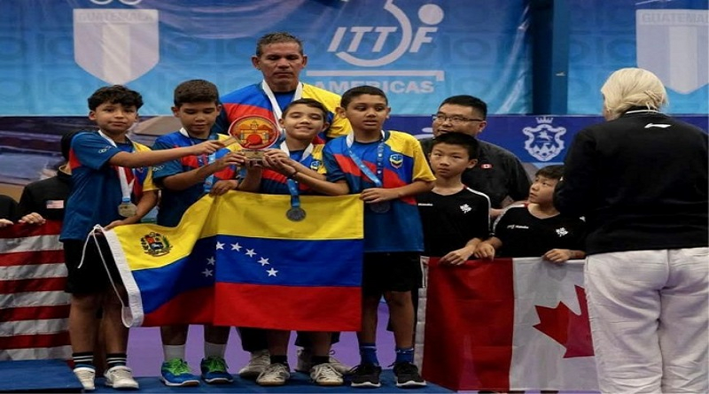 Tenis de mesa Sub-11 conquistó el bronce en Guatemala
