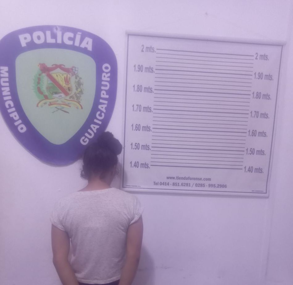Presa mujer por hurtar en comercio