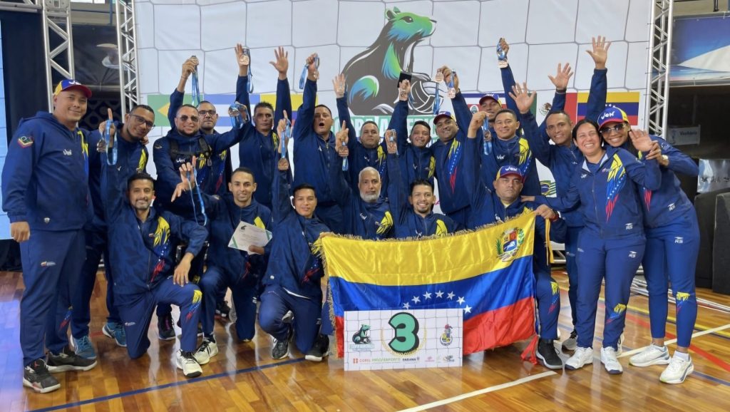 Voleibol sentado logró podio en Brasil
