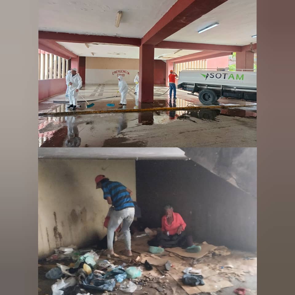 Sotam sanea áreas externas del Victorino Santaella