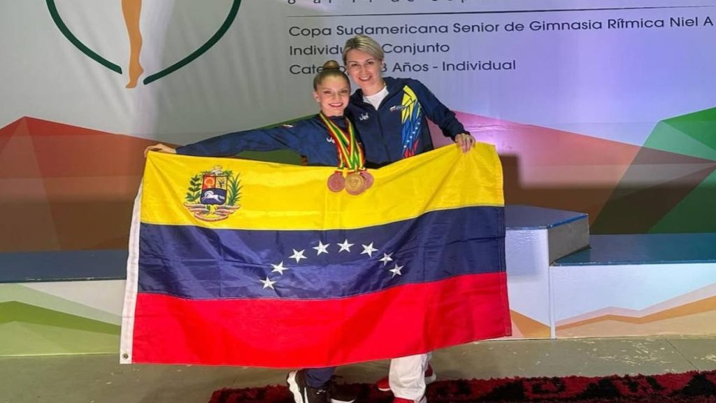 Campeona de gimnasia rítmica 