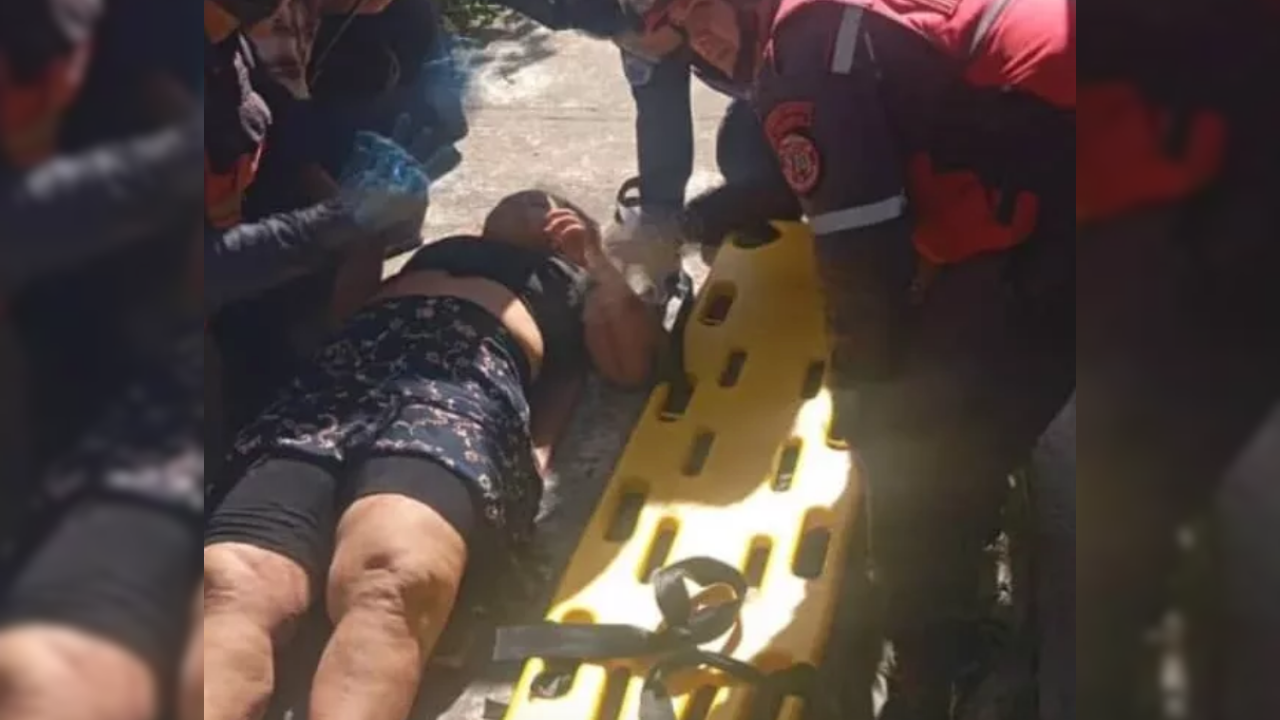 Caída de escaleras de edificio deja 10 lesionados