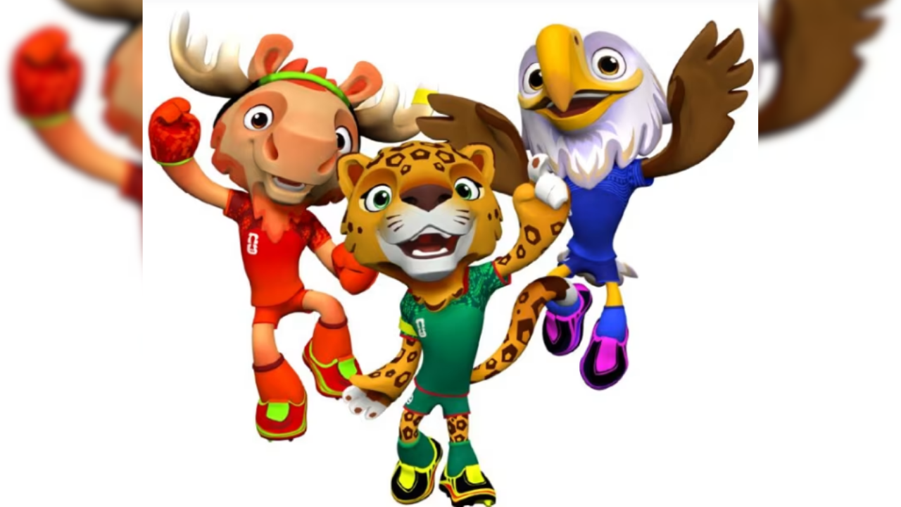 Maple, Zayu y Clutch: las mascotas del Mundial 2026