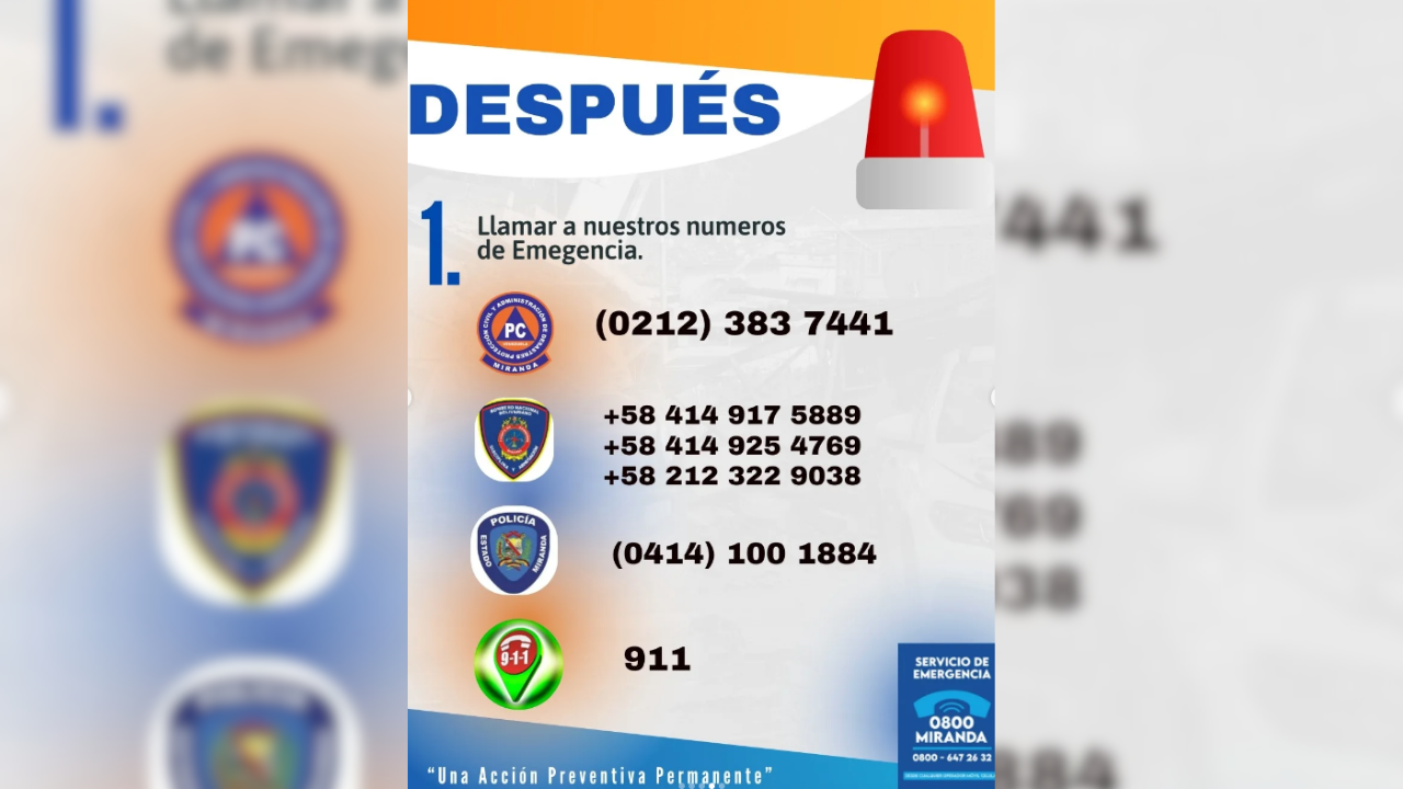 Gobernación recomienda cómo actuar ante un sismo