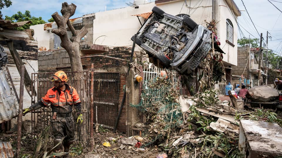 Cifra de muertos por las lluvias en México asciende a 70