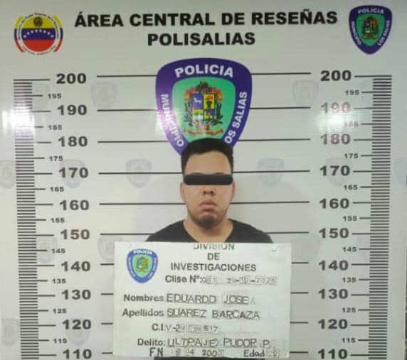 Preso influencer por grabar video desnudo en vía pública