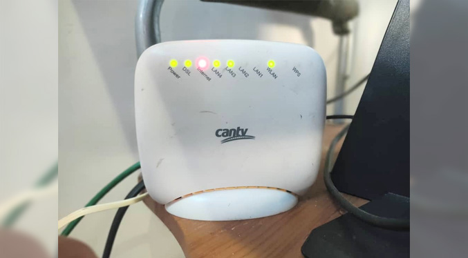 Fallas de internet de Cantv en Carrizal