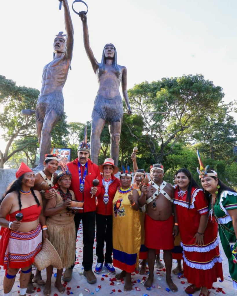 Inauguran monumento a Guaicaipuro en Caracas
