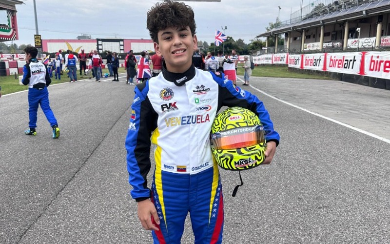 Un venezolano entre los mejores pilotos de EasyKart 2025