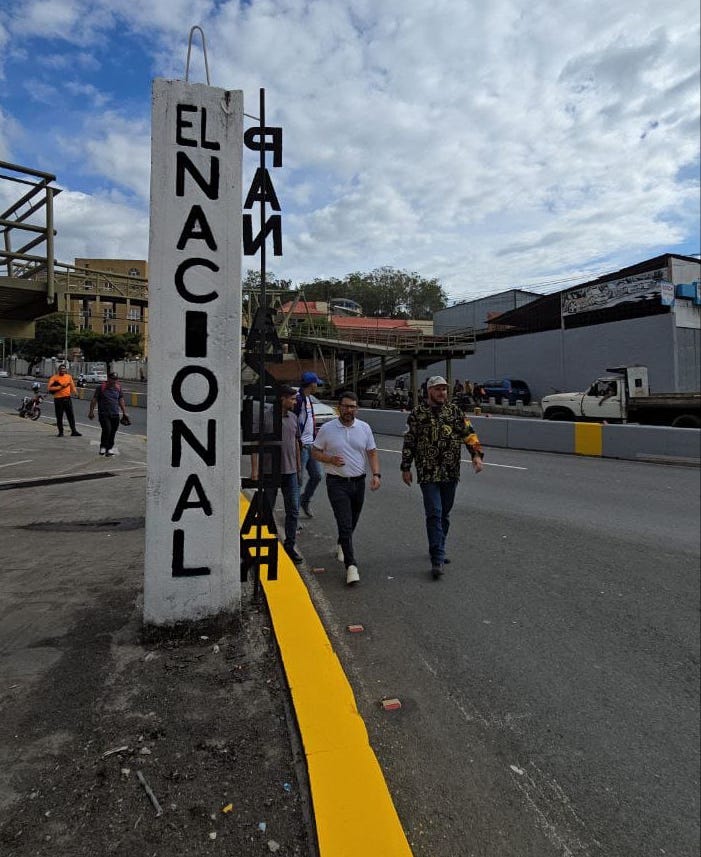 Fraija supervisa tres obras en Los Teques