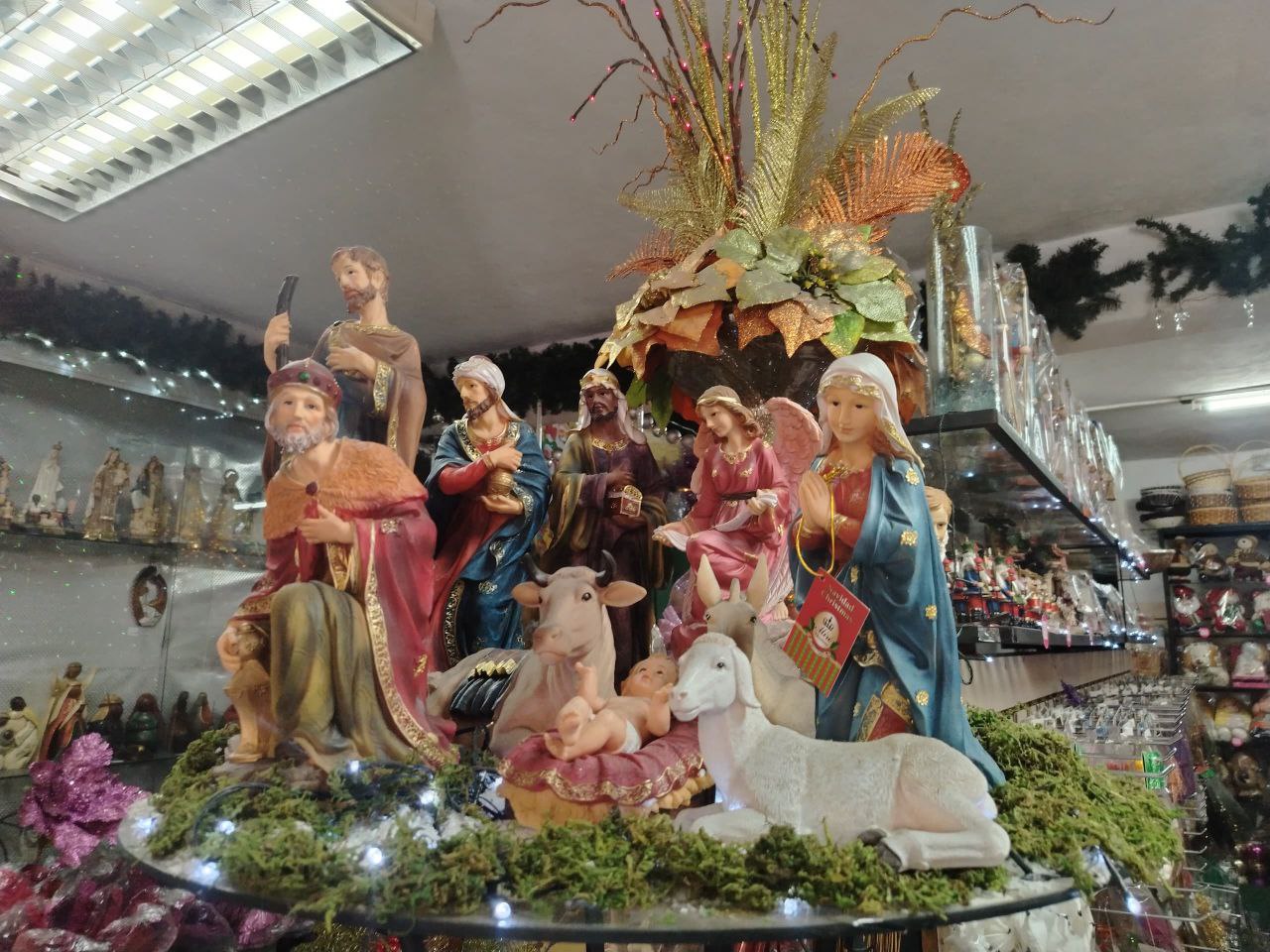 A media máquina comienza la Navidad en comercios