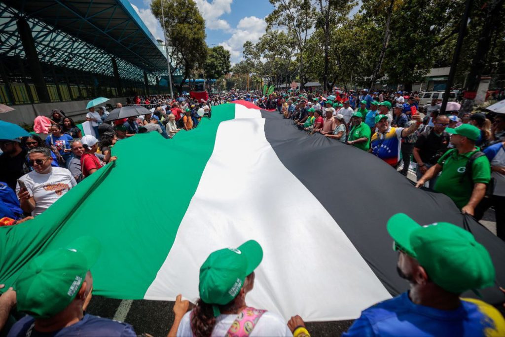Marcharon en Caracas por Palestina