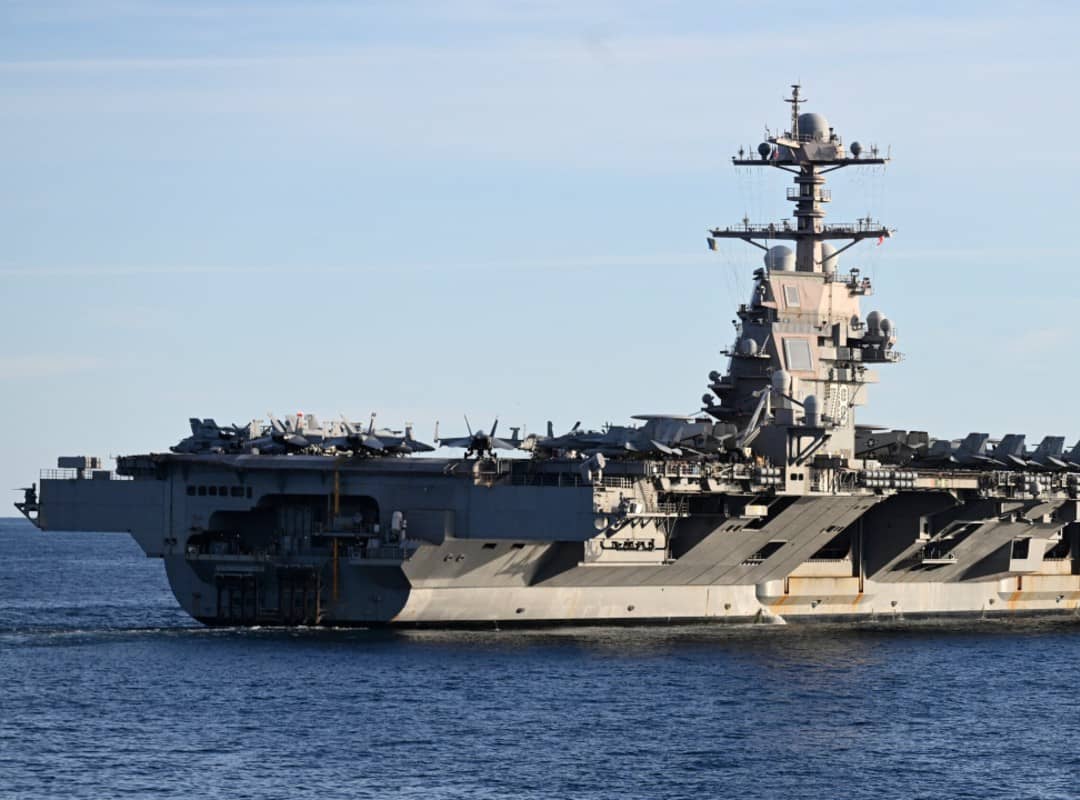 Portaviones Gerald Ford entró al mar Caribe