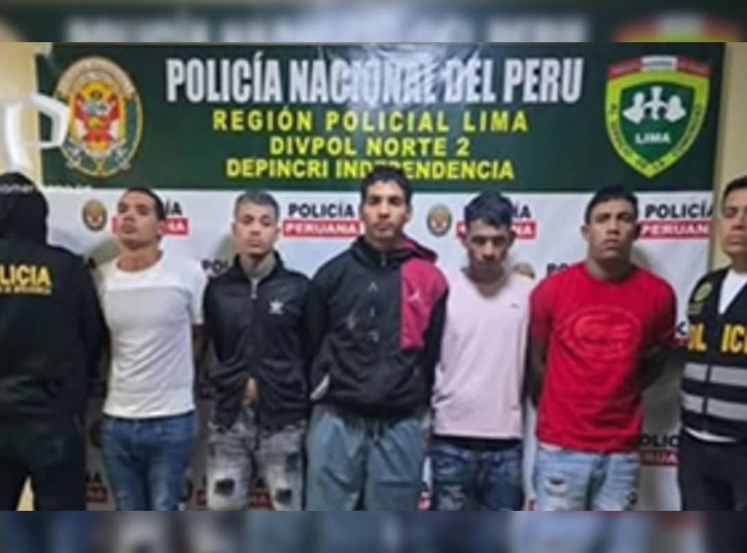 Arrestan a cinco venezolanos con armas y explosivos en Perú