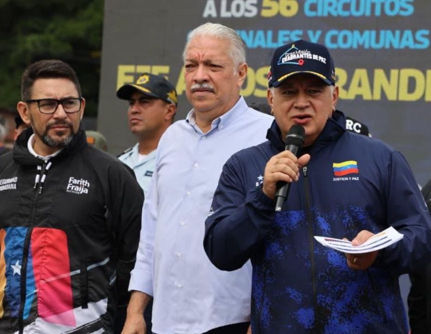 Cabello elogia sistema de cámaras de Guaicaipuro