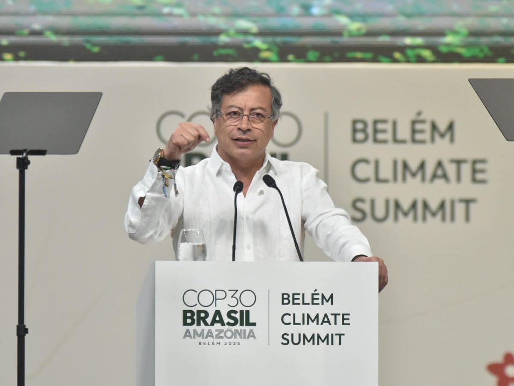 Petro acusa a Trump y a Europa en la COP30