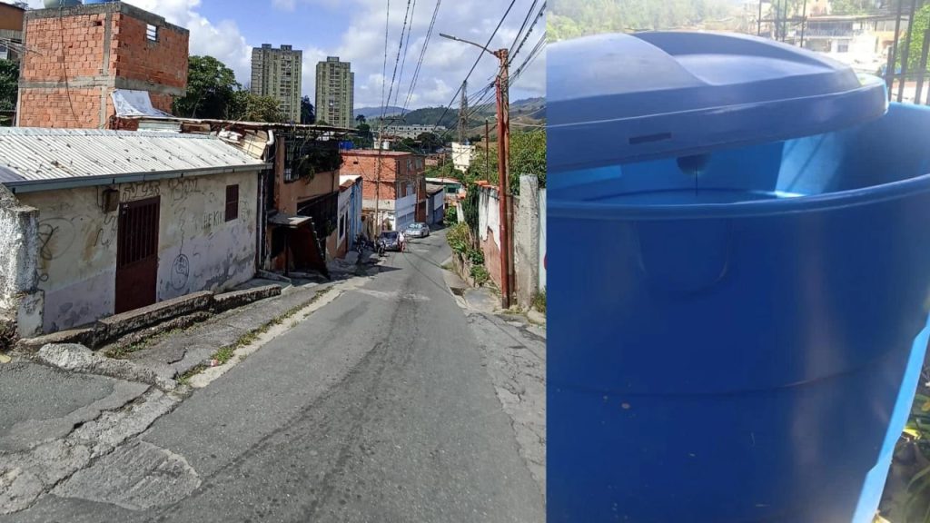 Llevan un mes sin agua en la zona B del 23 de Enero