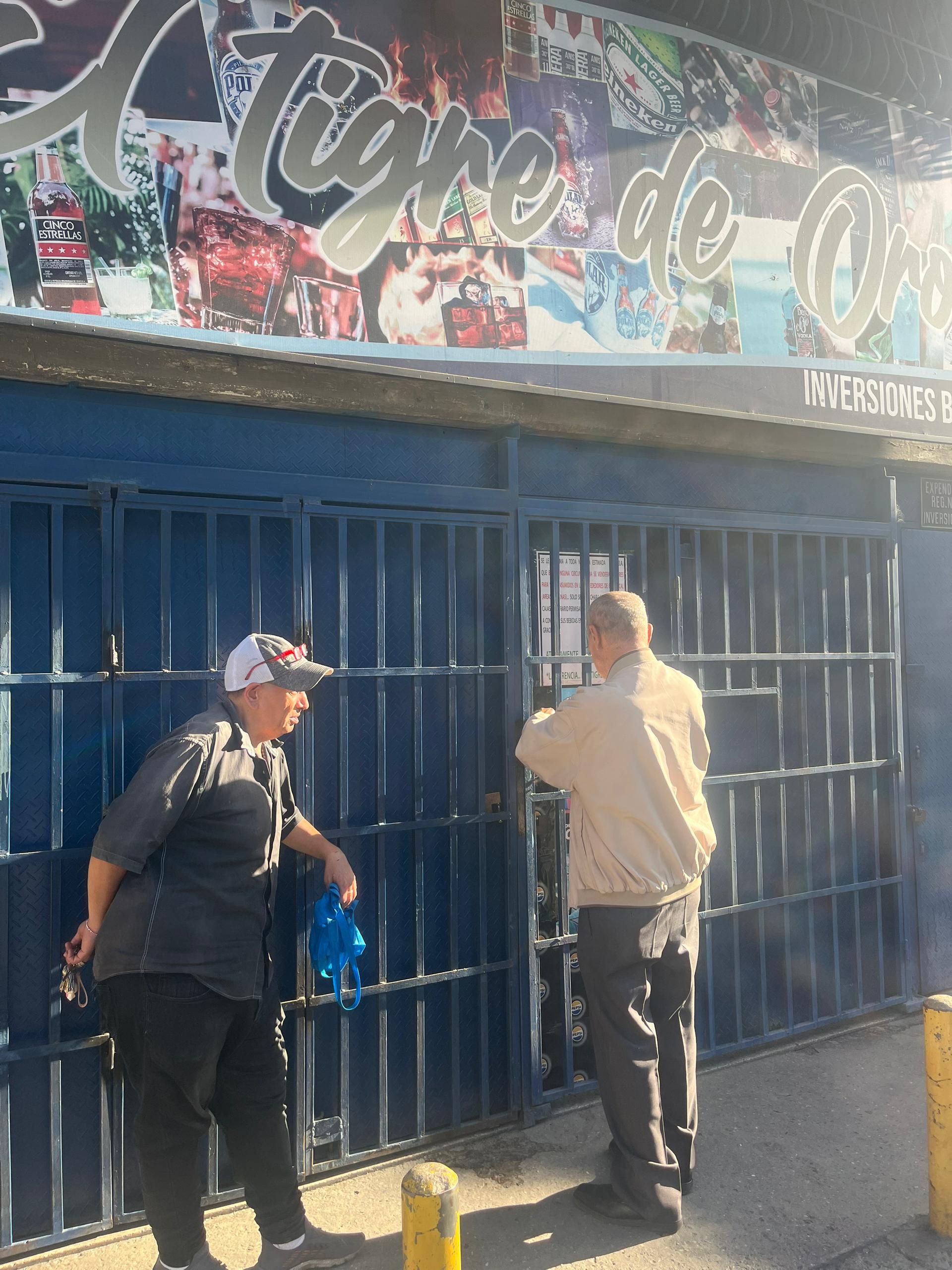 Aplican cierre temporal a licorería