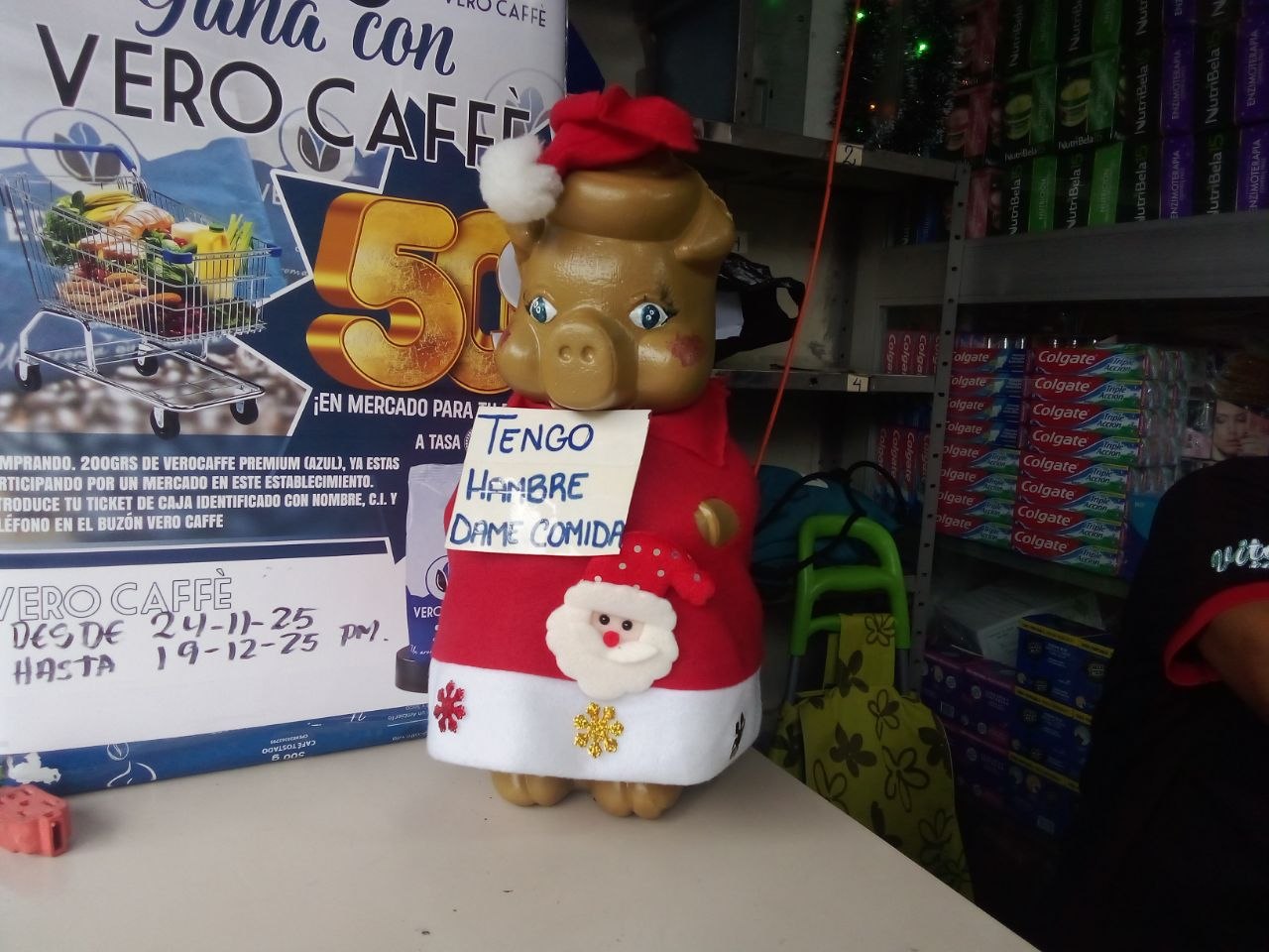 Cochinitos navideños no pasan de moda
